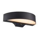 Nordlux Solar Monay Applique Murale Noir 5W 200lm - 830 Blanc Chaud | Dimmable