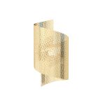 Emibig Applique Murale Spirale Acier Dorée | Convient pour 1x G9 - Max 8W