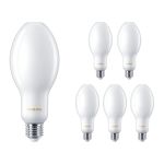 Multipack 6x Philips TrueForce Core LED E27 HPL/SON Dépolie 18W 3000lm 300D - 830 Blanc Chaud | Équivalent 80W