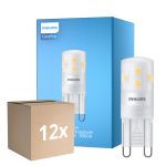 Lot 12x Philips CorePro LED Capsule G9 Dépolie 1.9W 220lm - 830 Blanc Chaud | Équivalent 25W