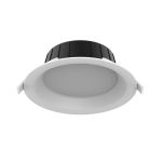Noxion Downlight LED Hera Moyen Encastré Blanc 9W 900lm 80D - 827-830-840 CCT | 146mm - Diamètre 120mm