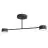 Emibig Plafonnier Halo Acier Noir | Convient pour 2x GX53 - Max 8W