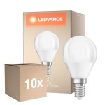 Multipack 10x Ledvance Classic LED E14 Peer Mat 4.9W 470lm - 827 Zeer Warm Wit | Dimbaar - Vervangt 40W
