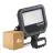 Voordeelpak 4x Ledvance LED Floodlight Aluminium Zwart 17W 2400lm 100D - 840 Koel Wit | IP65 - Bewegings- en Lichtsensor - Symmetrisch