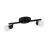Eglo Plafondlamp Buzz-LED Staal Zwart 2x2.8W 2x250lm - 830 Warm Wit | IP20 - Incl. 2x GU10