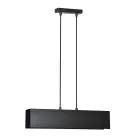 Emibig Hanglamp Gentor Staal Zwart | Geschikt voor 2x E27 - Max 15W